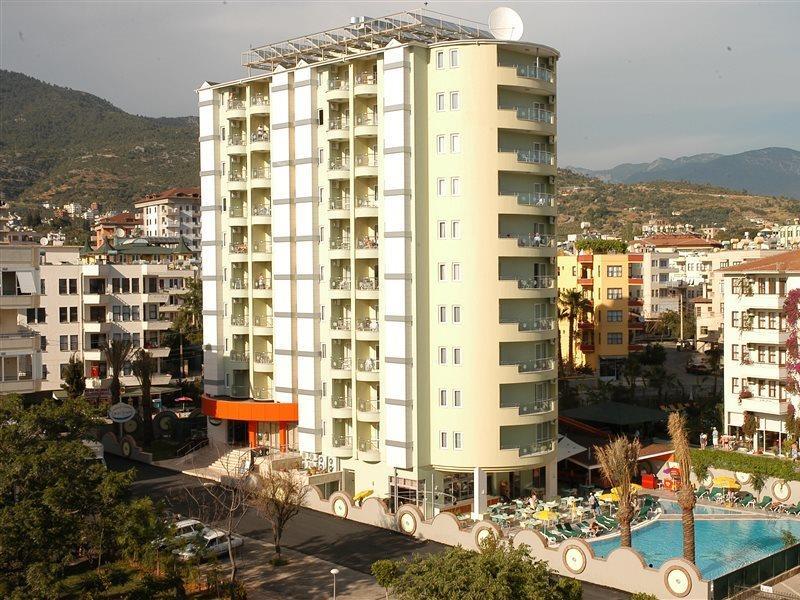Okan Tower Apart Hotel Alanya Exteriör bild