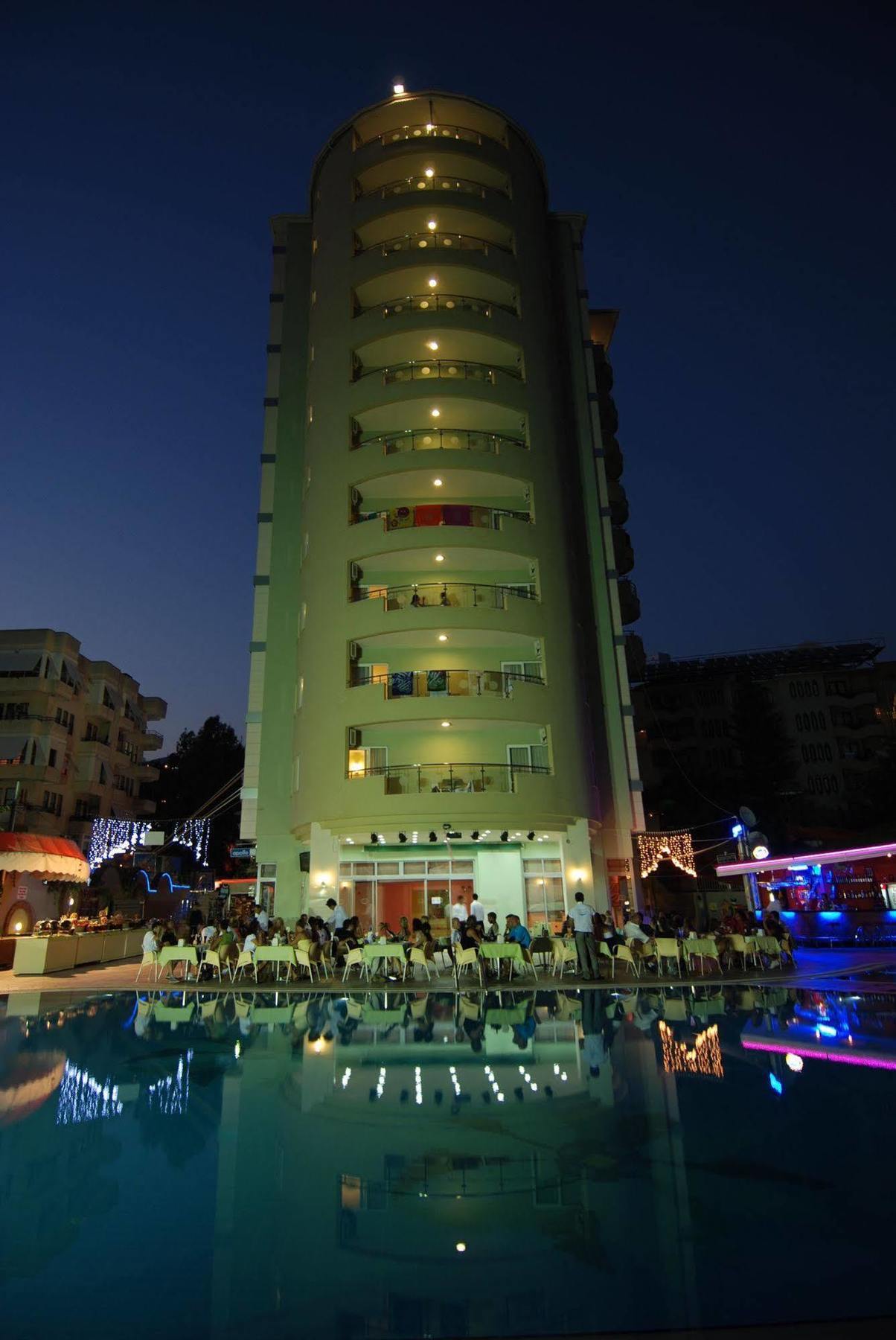 Okan Tower Apart Hotel Alanya Exteriör bild