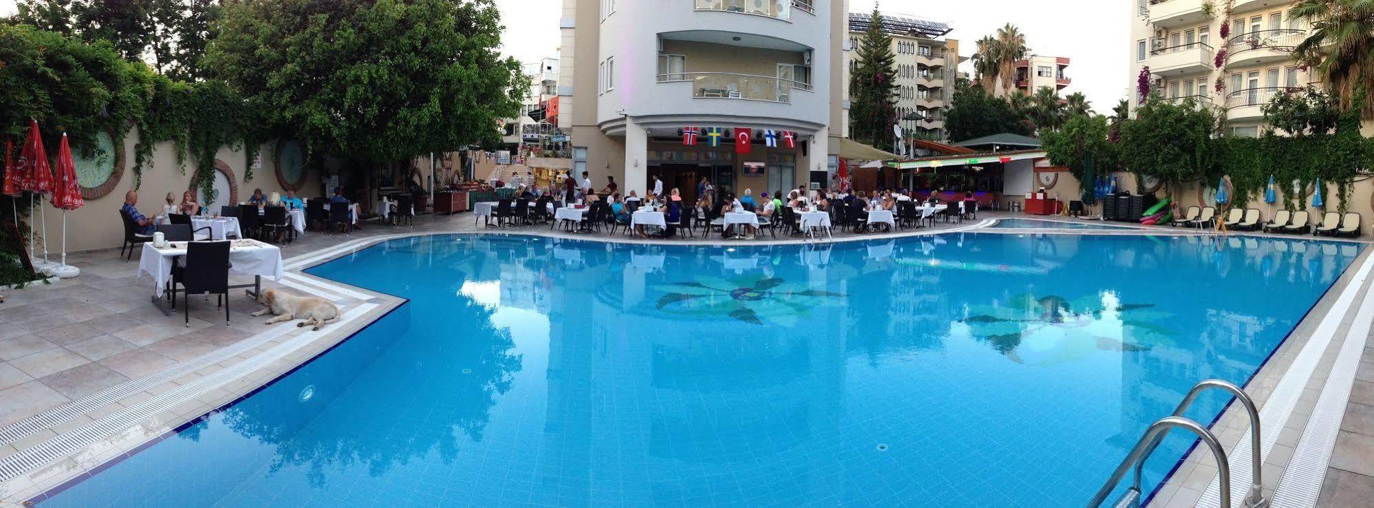 Okan Tower Apart Hotel Alanya Exteriör bild
