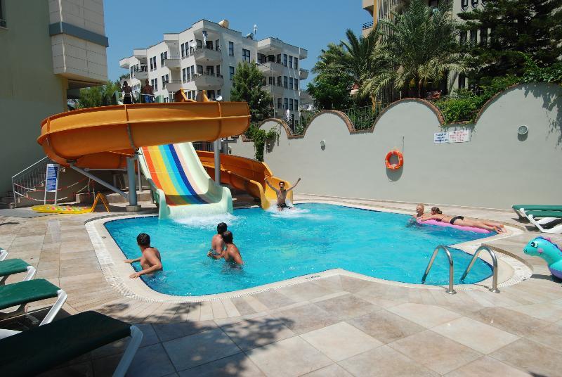 Okan Tower Apart Hotel Alanya Exteriör bild